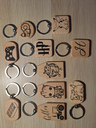 Porte-clés en bois personnalisés